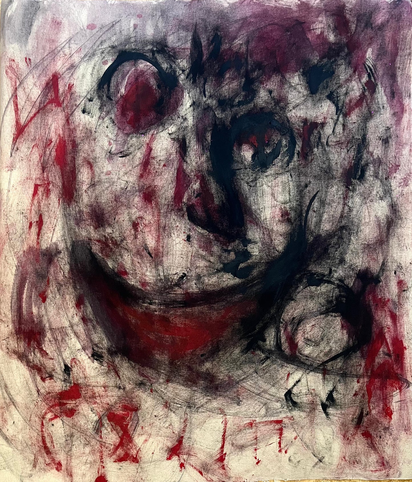 Smile of anger